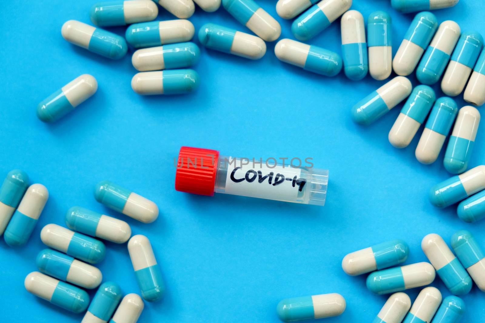 Concept image of Covid-19 coronavirus vaccine