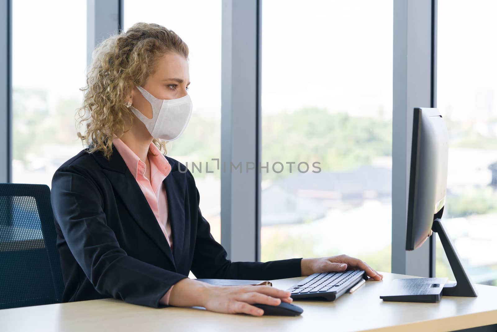 Reduce the spread of Coronavirus disease 2019 (COVID-19) in the office. 
Ways to prevent the transmission of disease can be done by wearing a surgical mask.