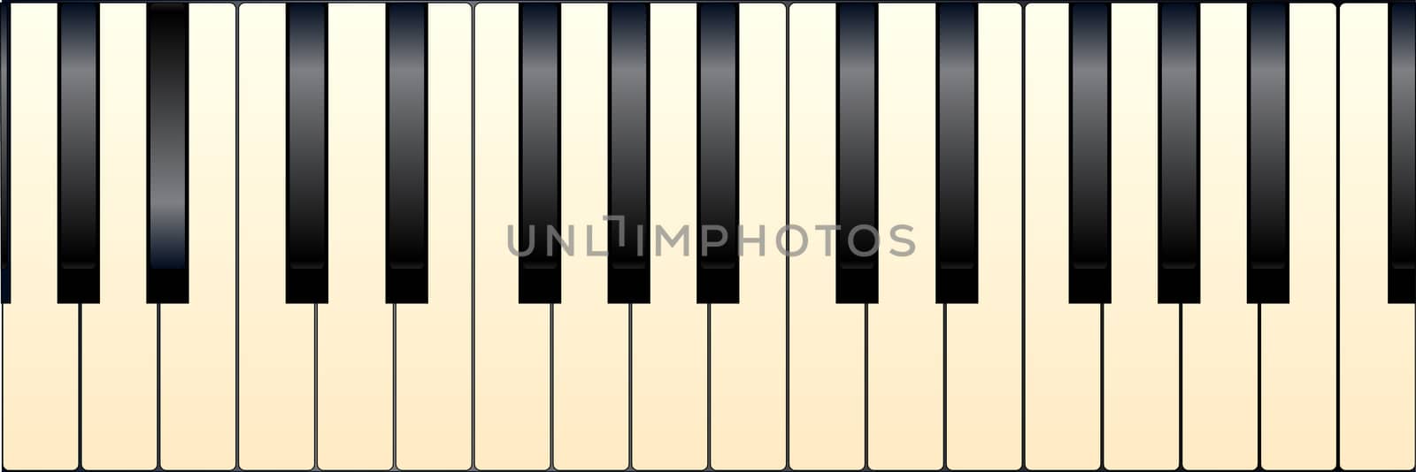 Piano Keys by Bigalbaloo