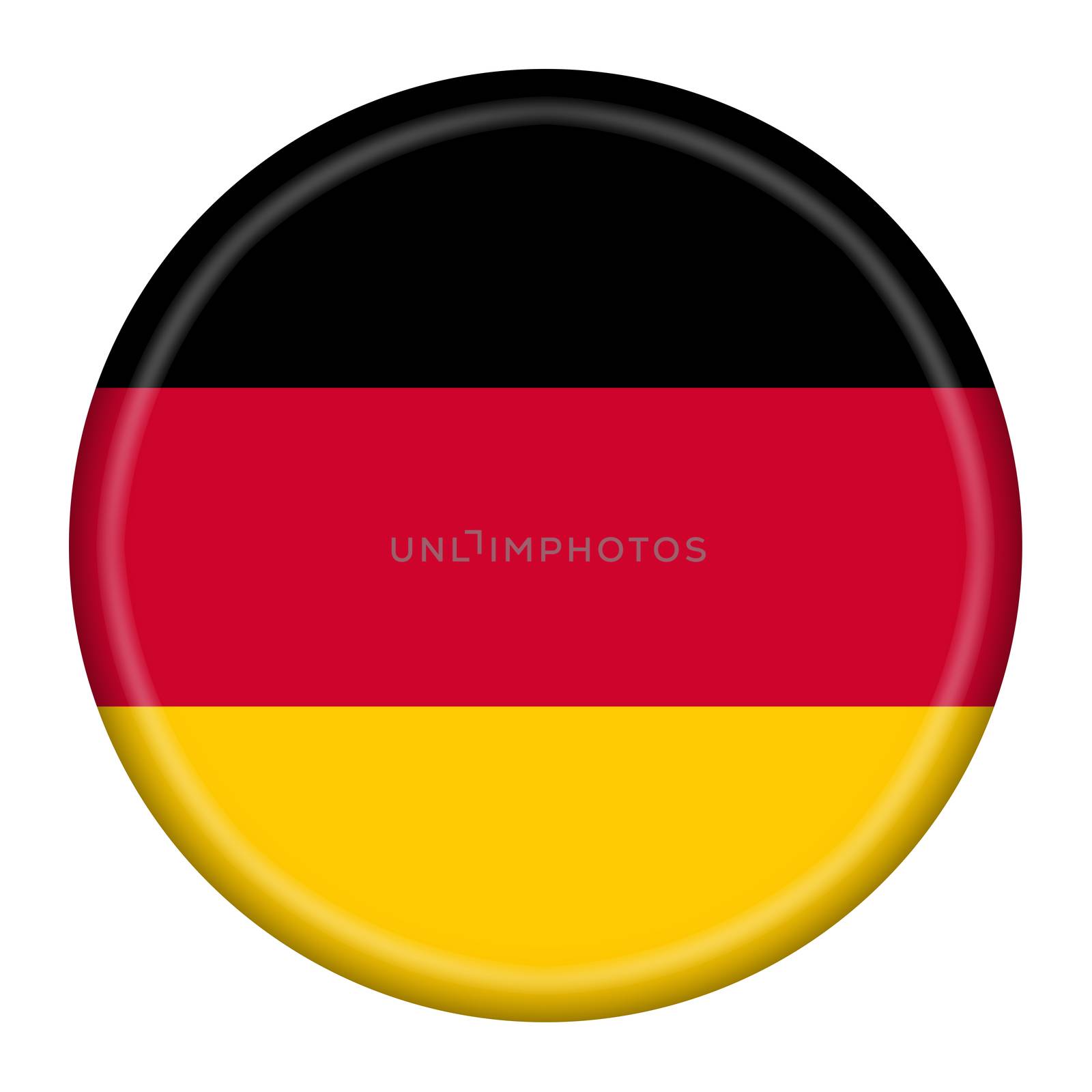 Germany button illustration with clipping path provided by VivacityImages