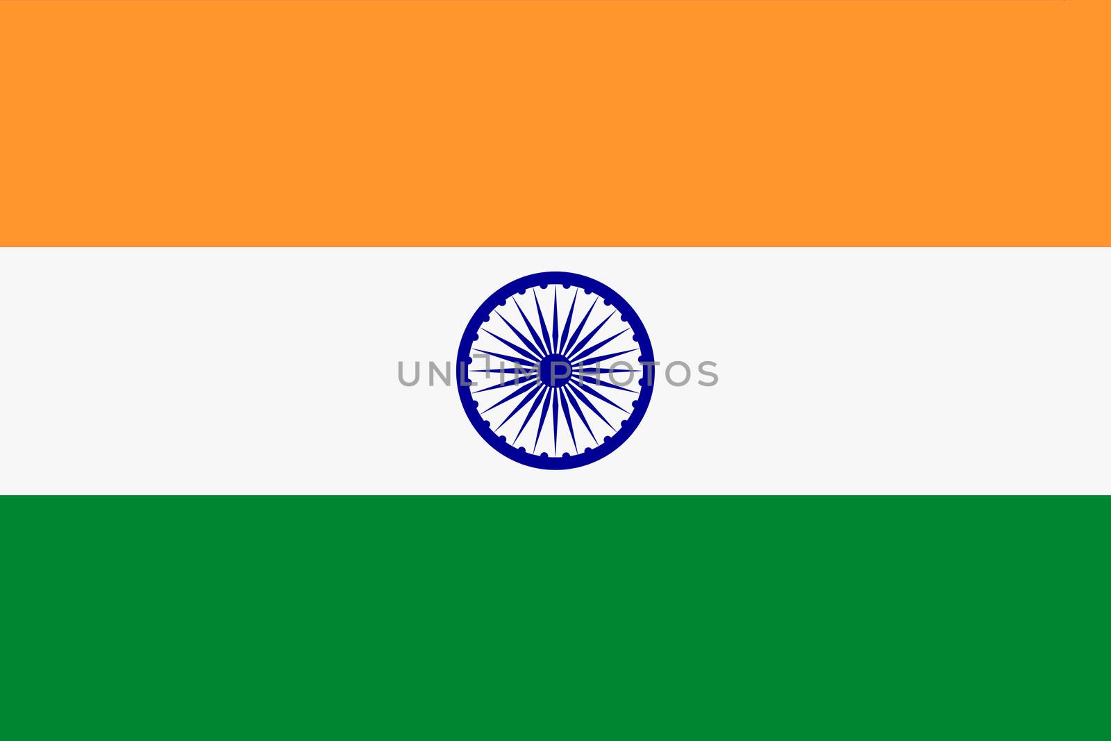 An India flag background flag illustration saffron white green Ashoka Chakra blue wheel