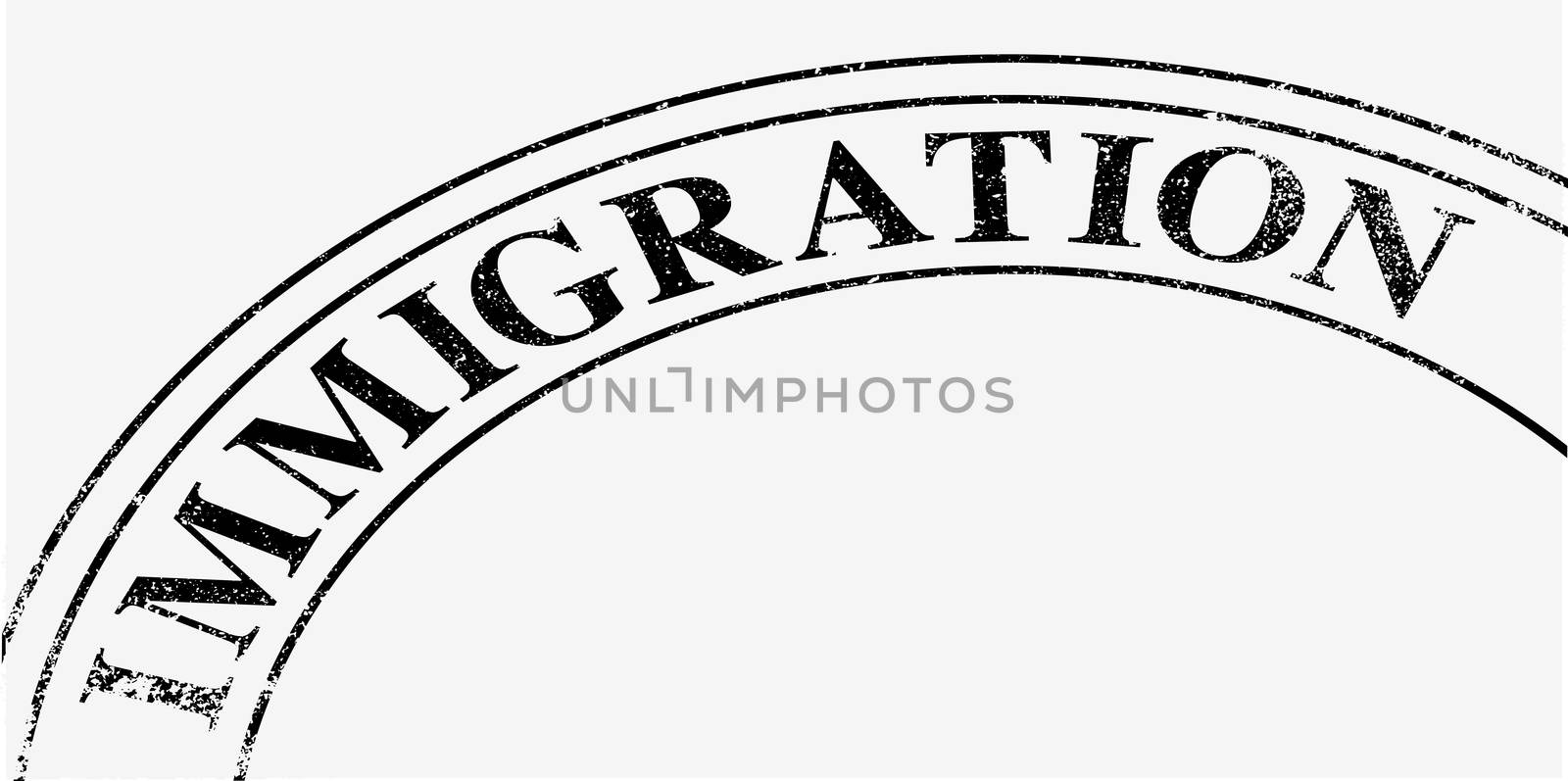 Immigration Stamp by Bigalbaloo