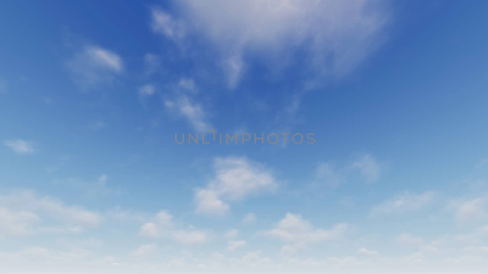 Cloudy blue sky abstract background, blue sky background with tiny clouds, 3d rendering

