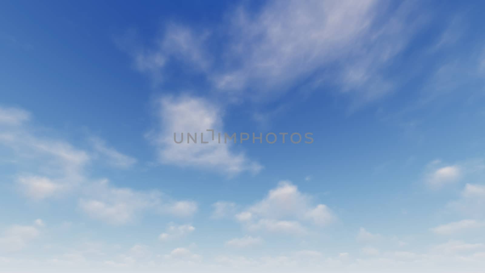Cloudy blue sky abstract background, blue sky background with tiny clouds, 3d rendering

