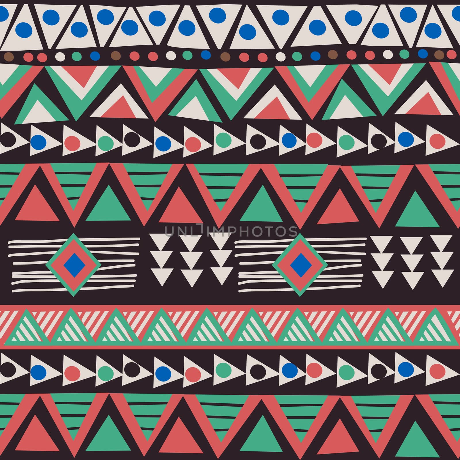 African ethnic motifs background