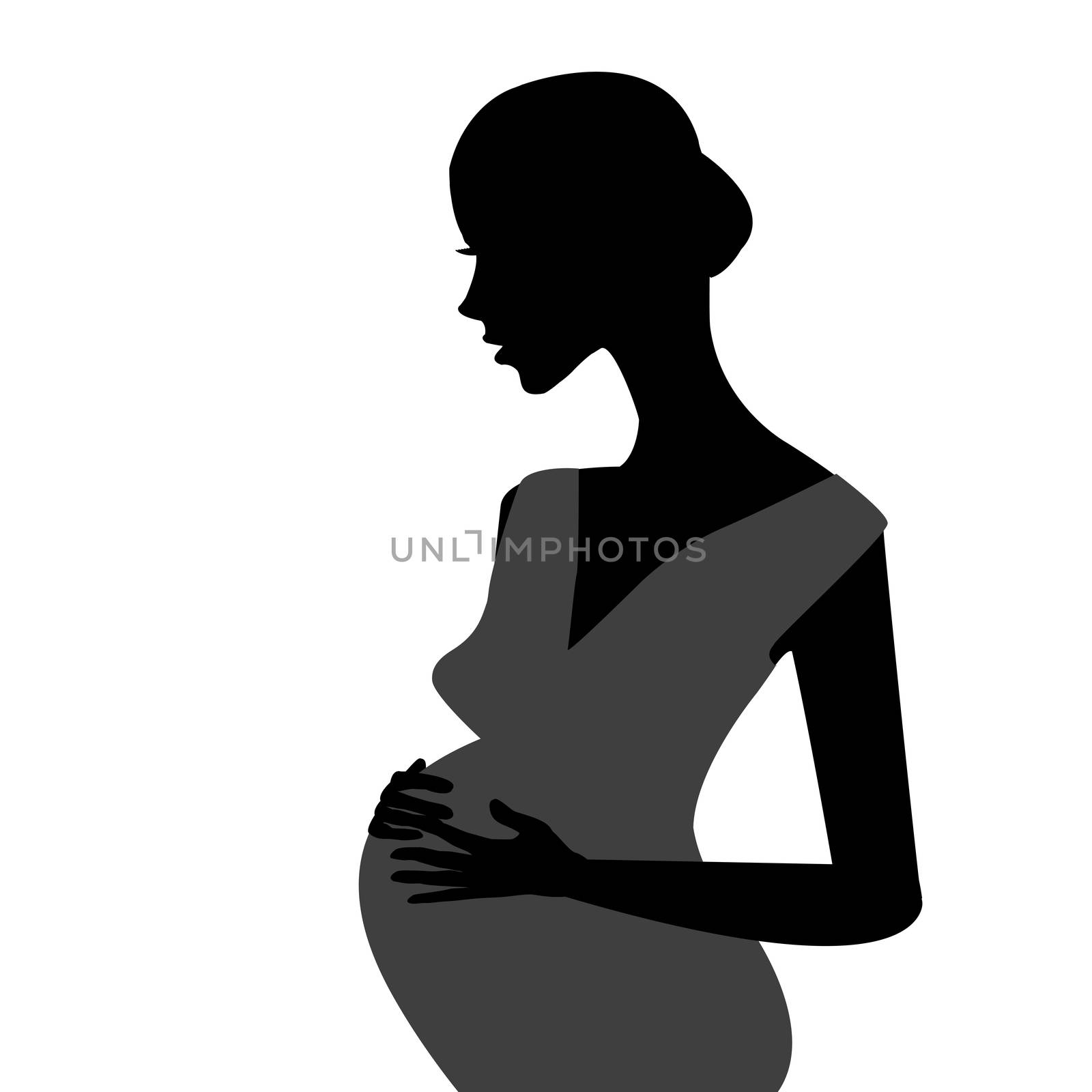 Stylized pregnant woman by hibrida13