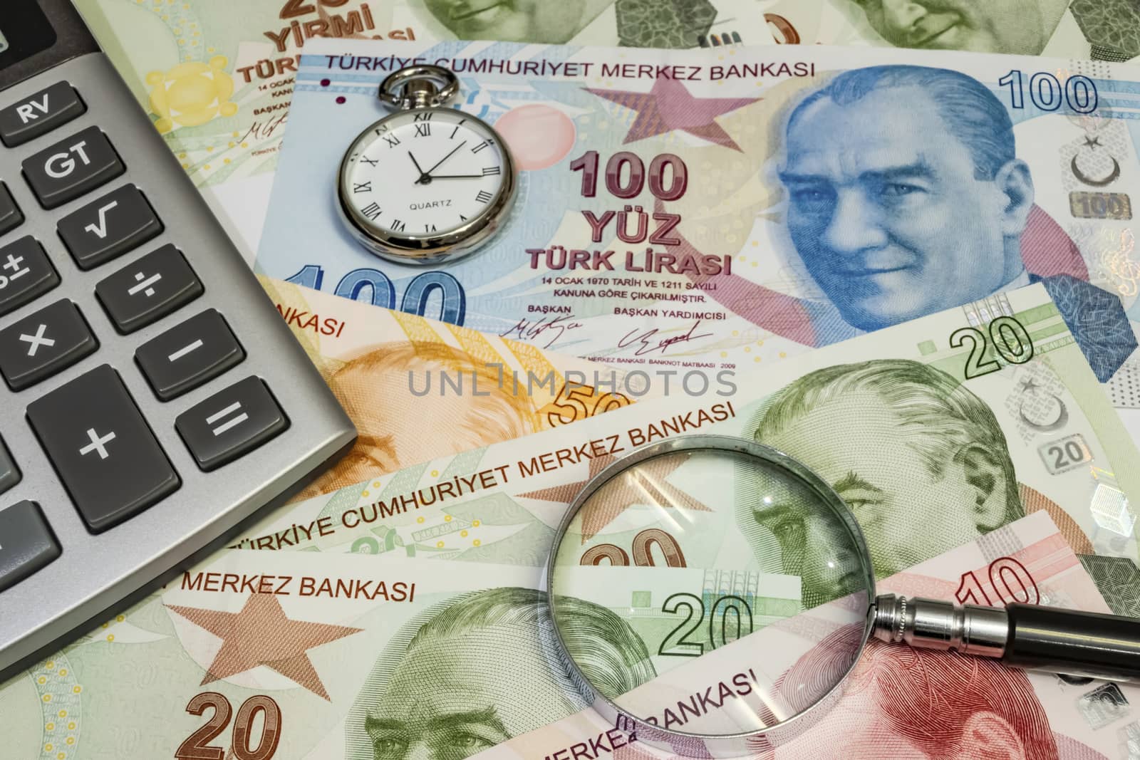 turkish lira banknotes by yilmazsavaskandag