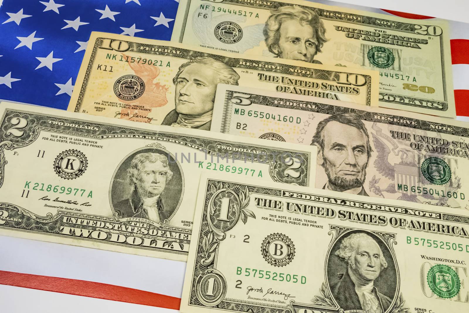 US dollar banknotes by yilmazsavaskandag