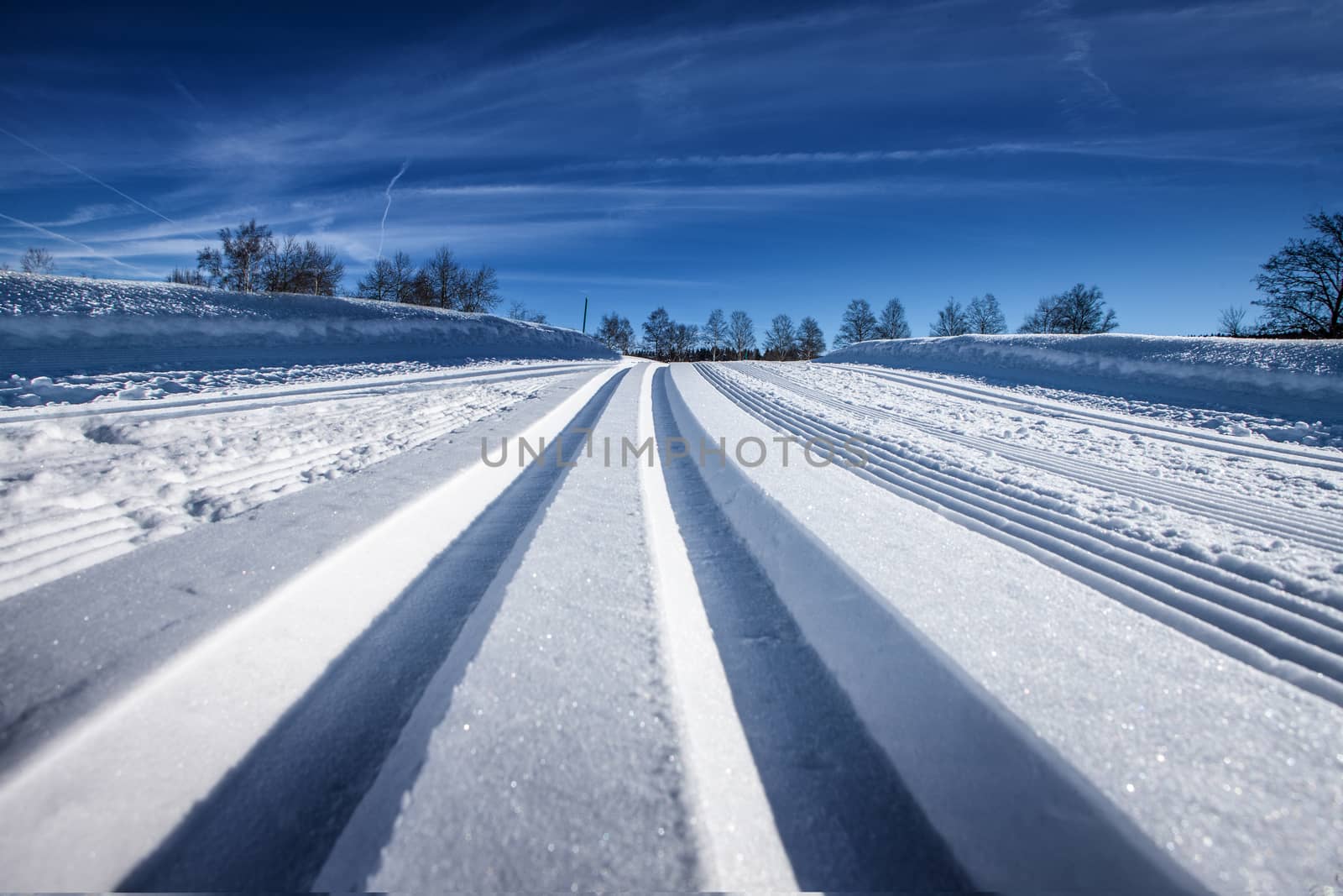 Winter landscape in the mountains of Switzerland, Zugerberg by PeterHofstetter