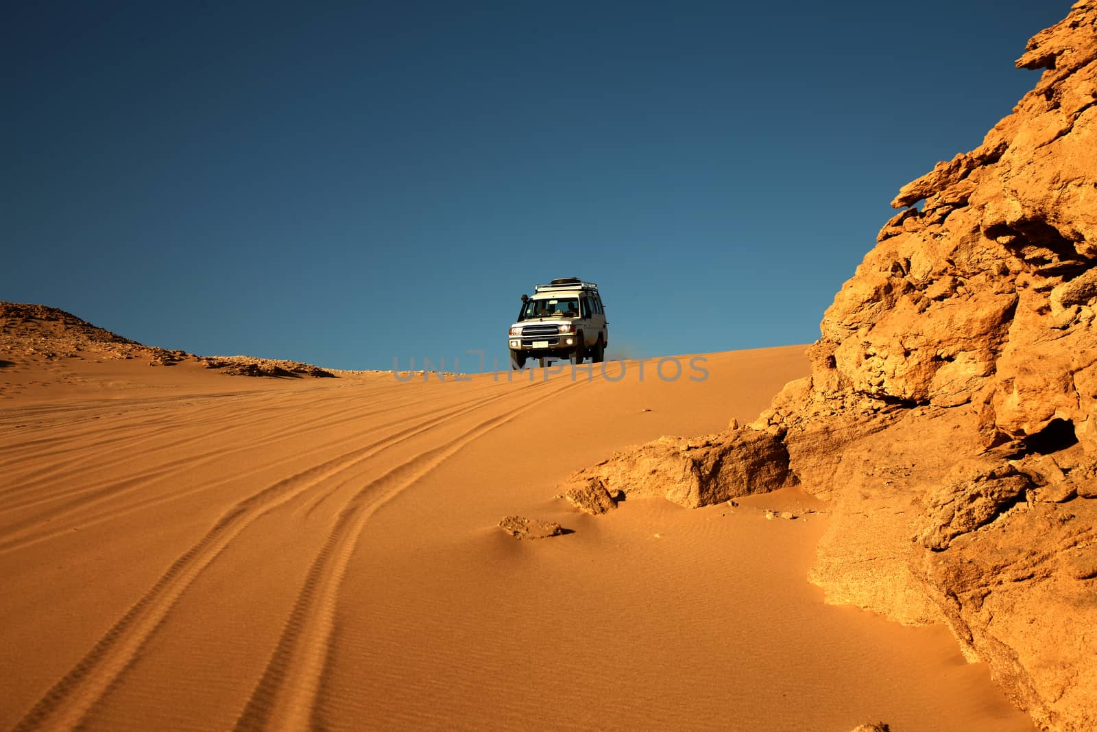 Landscape of the desert near El Gouna by PeterHofstetter