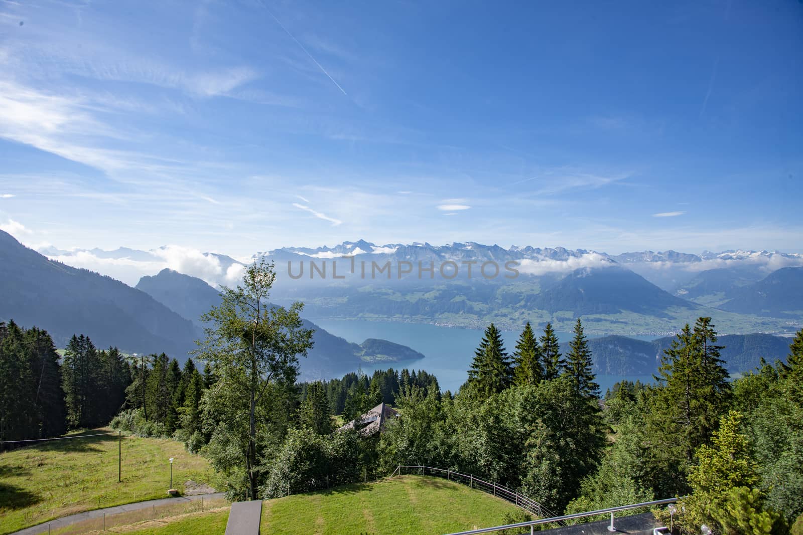 Swiss Alps landscape up in Rigi Kaltbad by PeterHofstetter