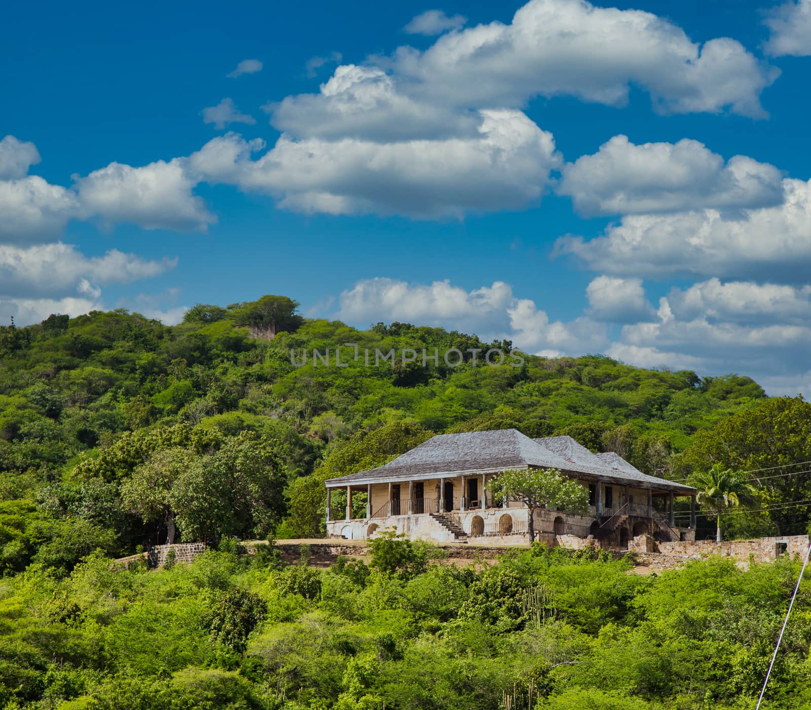 Old Stone House on Green Hill by dbvirago