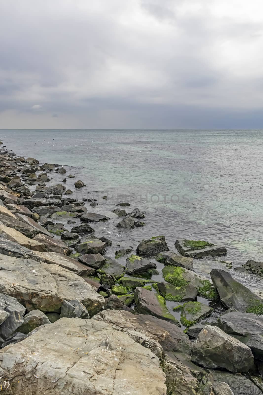 relaxing sea view in nature for background and wallpaper