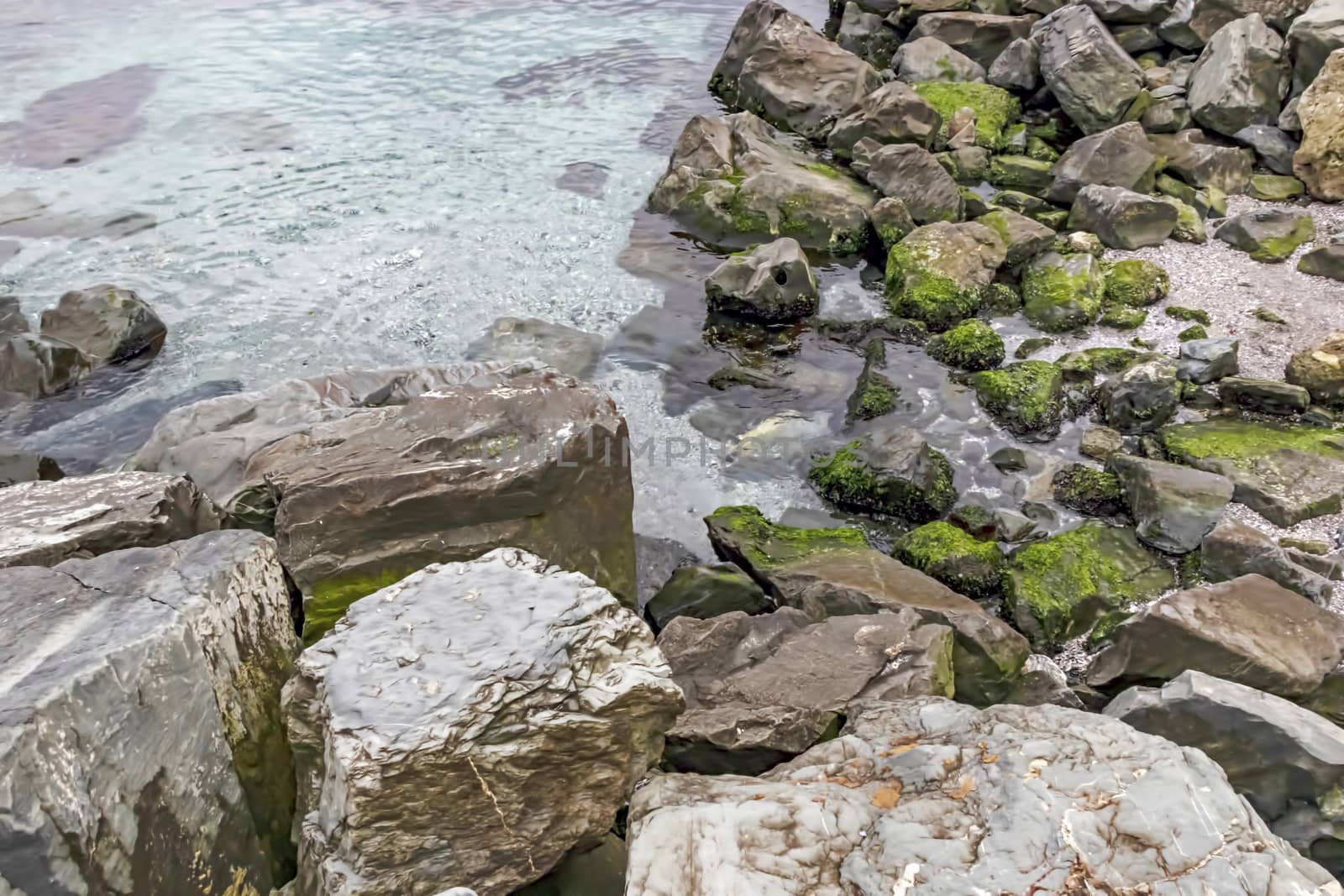 relaxing sea view in nature for background and wallpaper