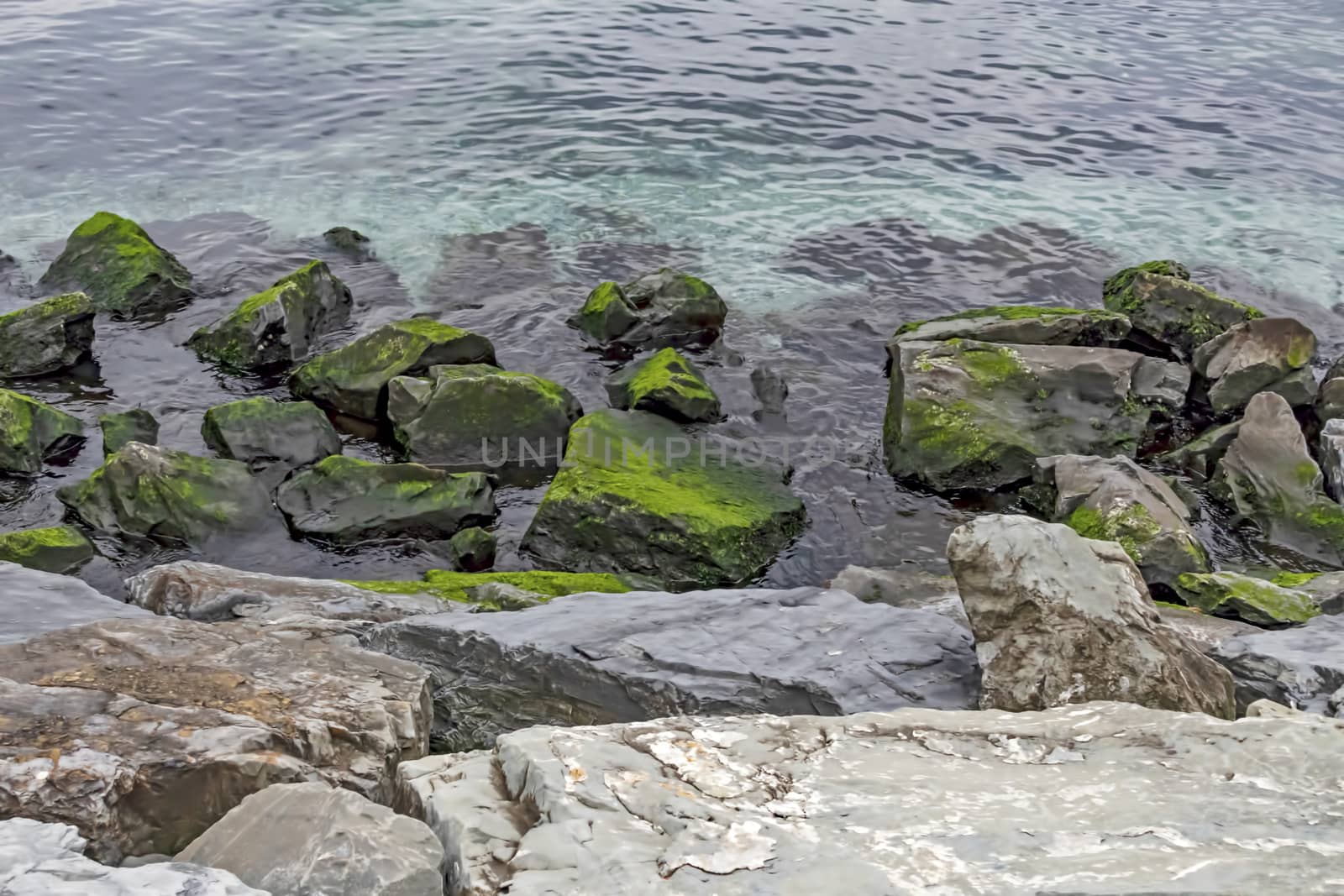 relaxing sea view in nature for background and wallpaper