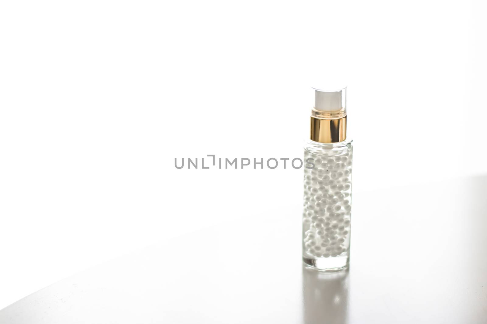Serum gel or make-up primer in bottle, luxury skincare cosmetics by Anneleven