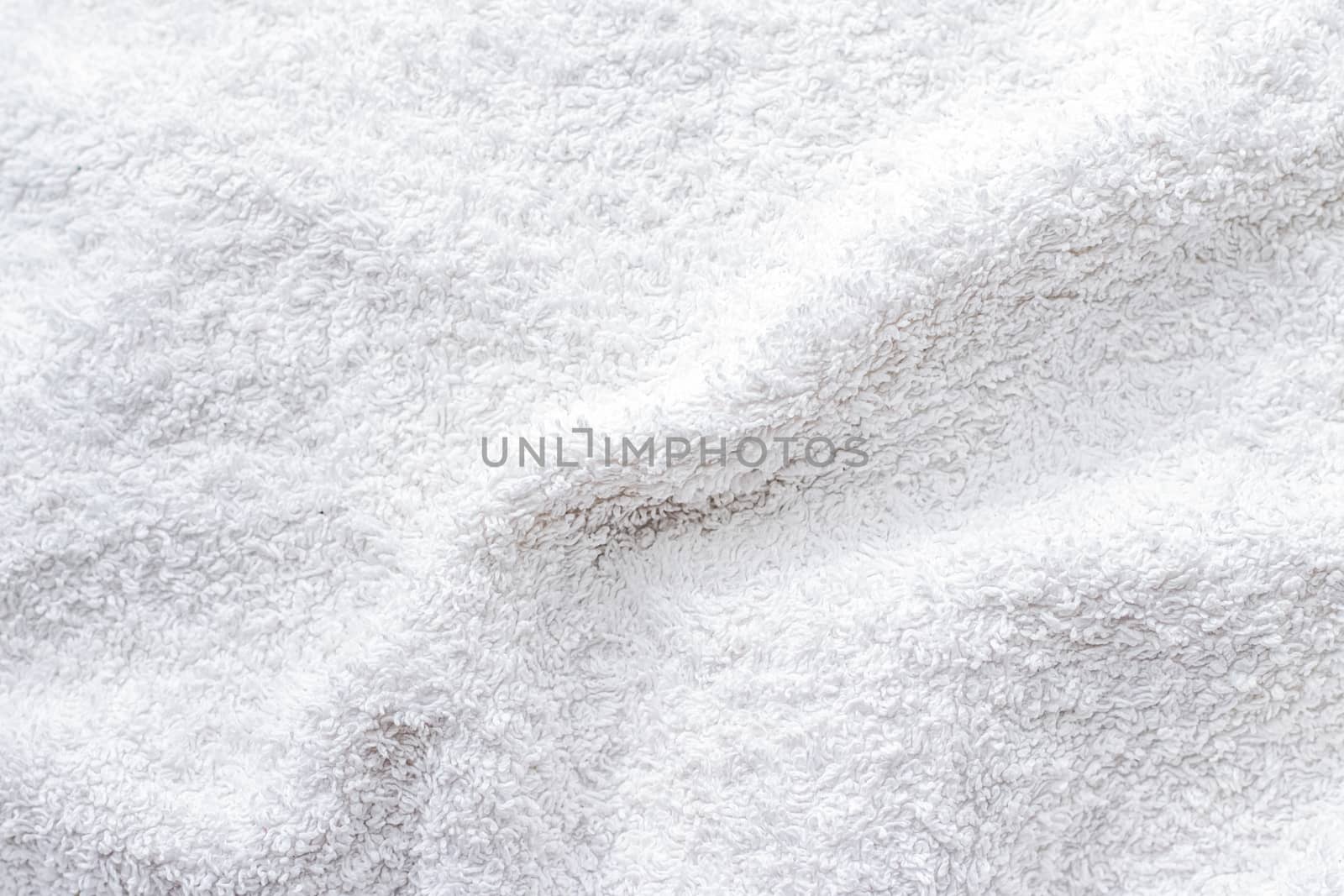 Texture of towel fabric as background by Anneleven