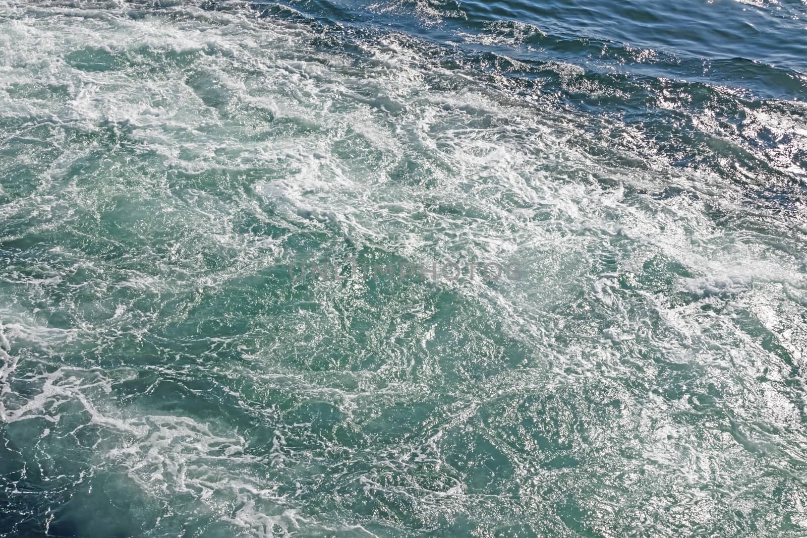 wavy sea view in nature for background and wallpaper
