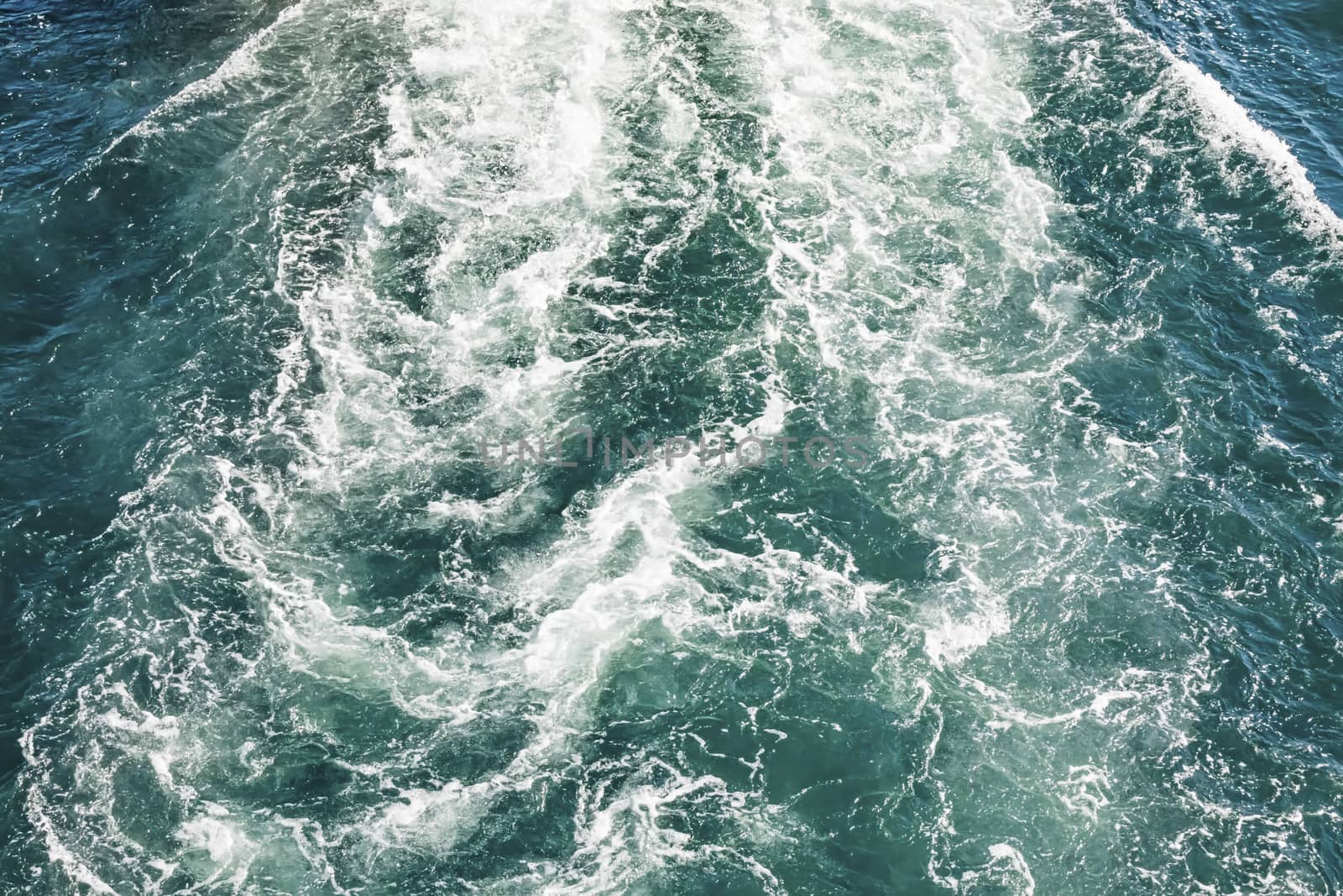 wavy sea view in nature for background and wallpaper