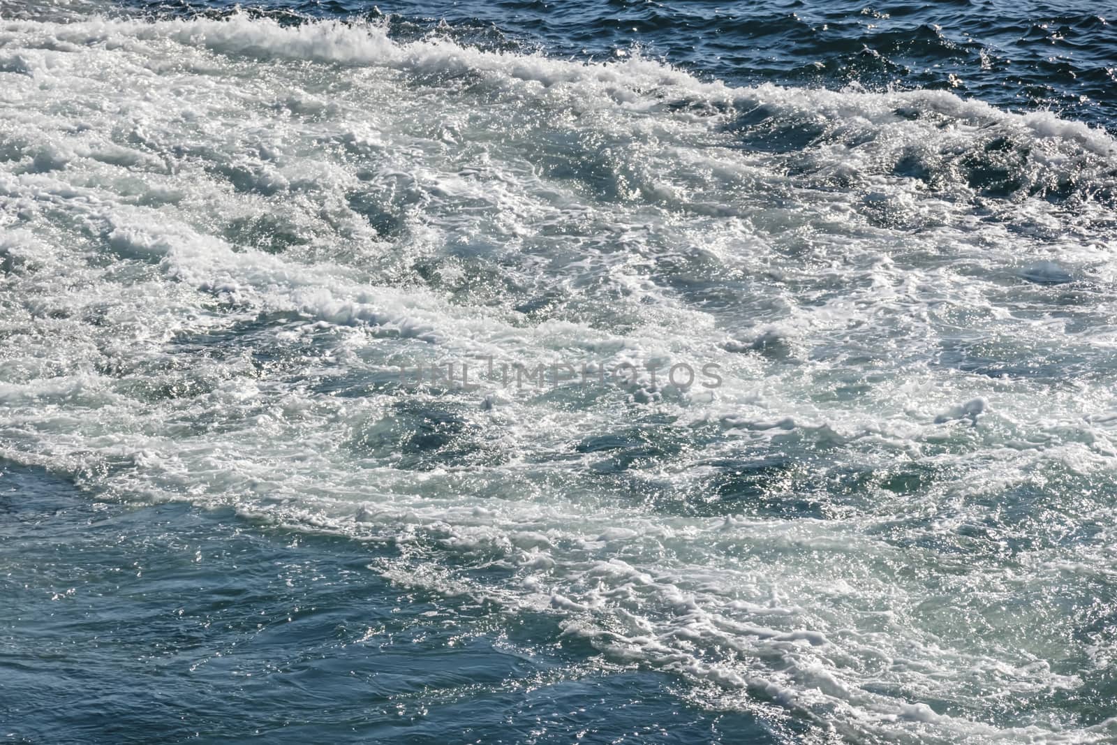 wavy sea view in nature for background and wallpaper