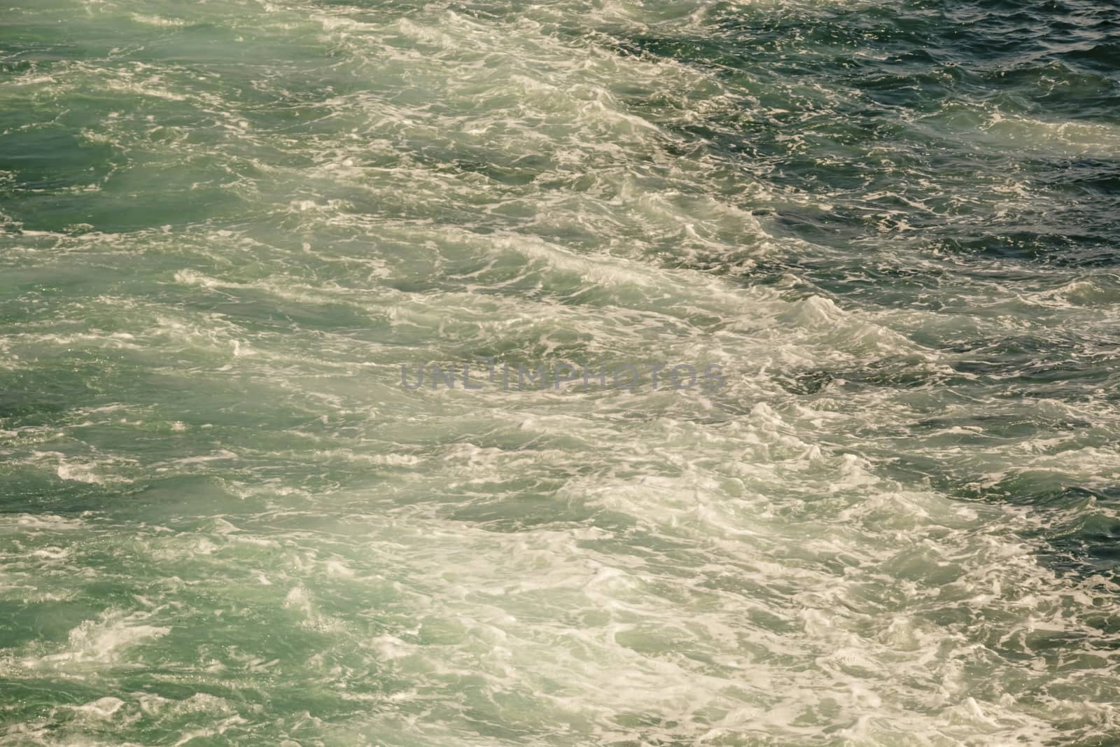 wavy sea view in nature for background and wallpaper