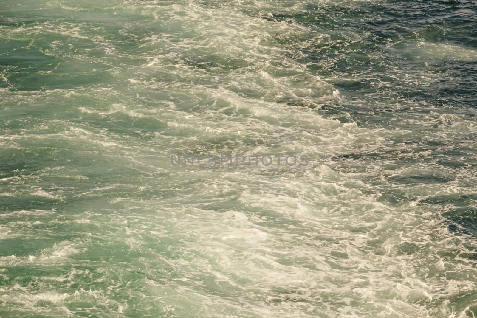 wavy sea view in nature for background and wallpaper