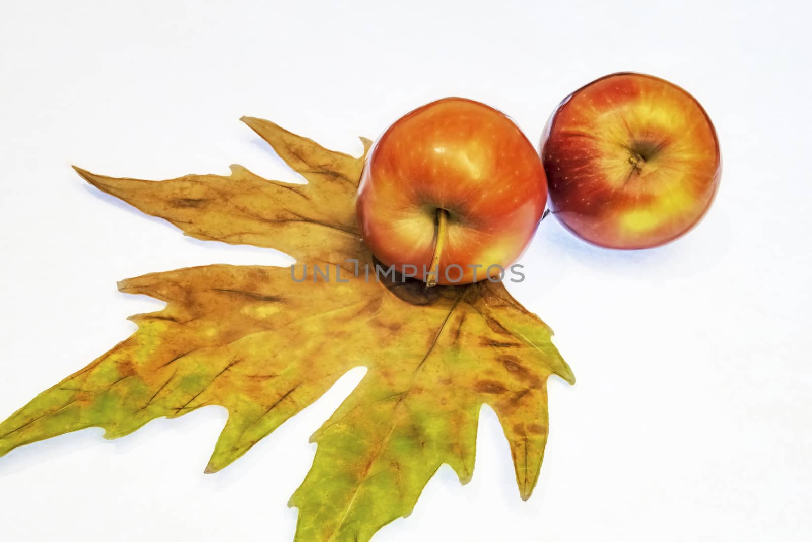 close up ready to eat apple fruit on background