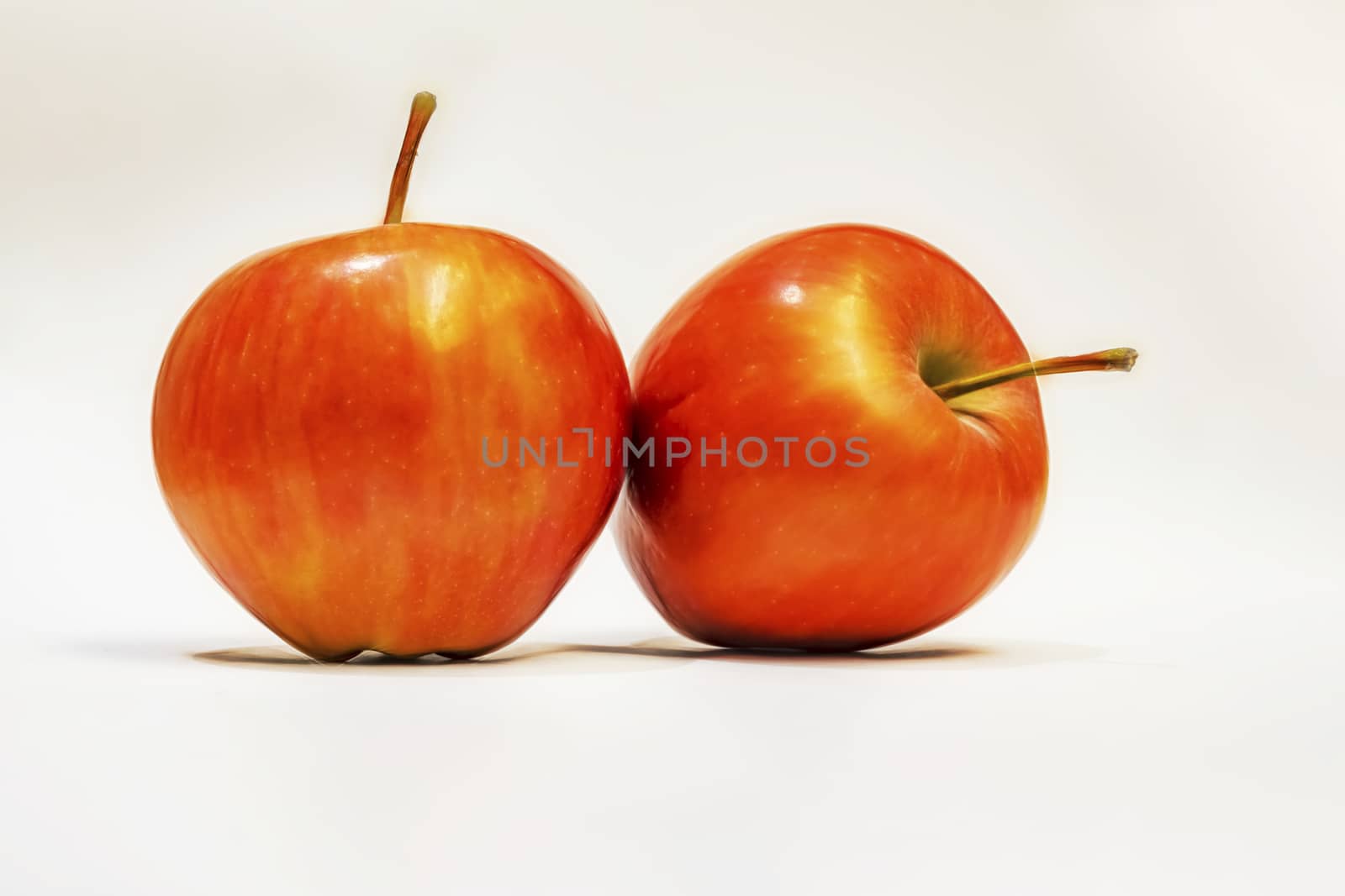 close up ready to eat apple fruit on background