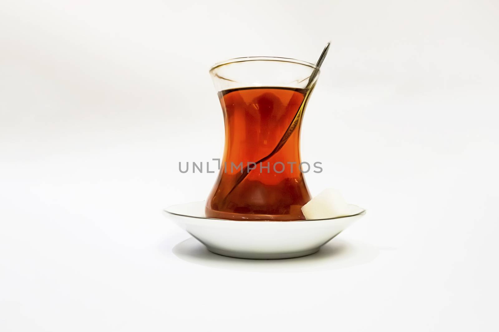 ready to drink traditional turkish tea in glass cup