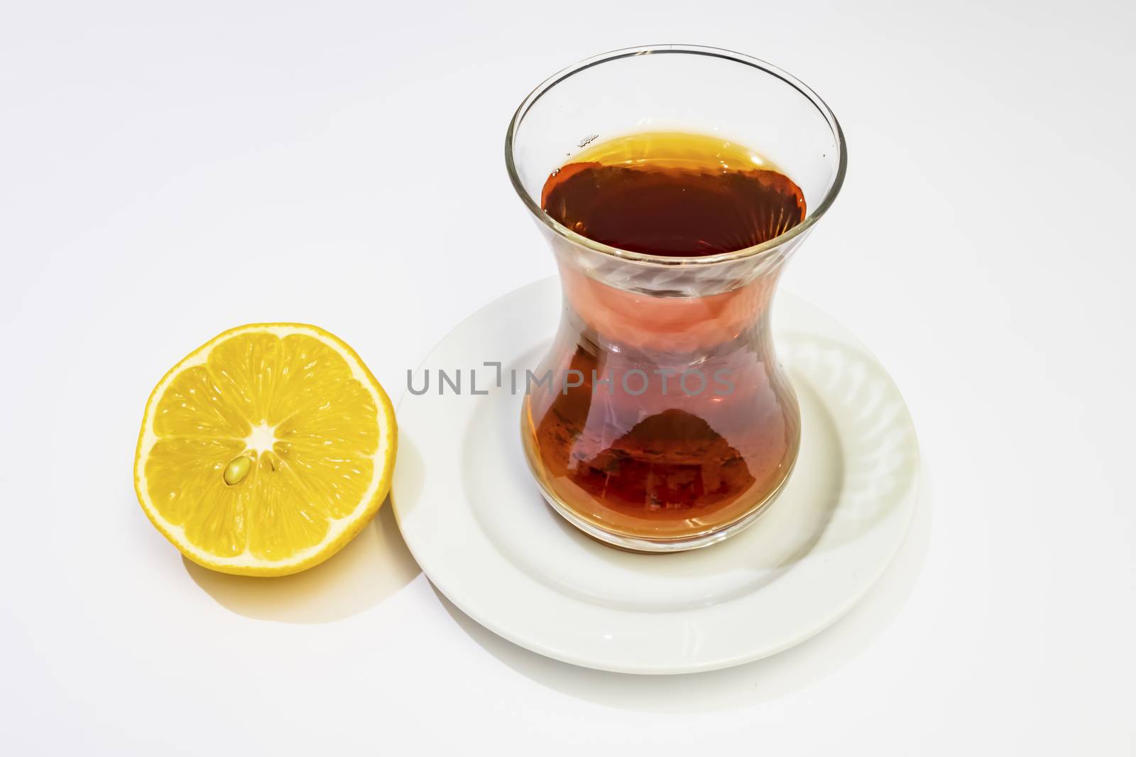 ready to drink traditional turkish tea in glass cup