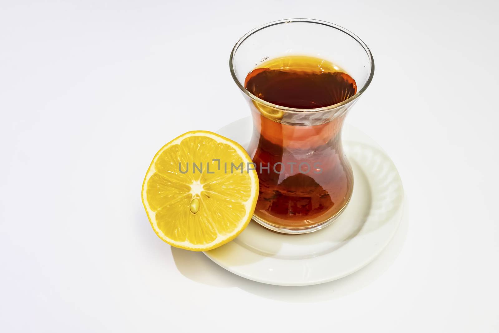 ready to drink traditional turkish tea in glass cup