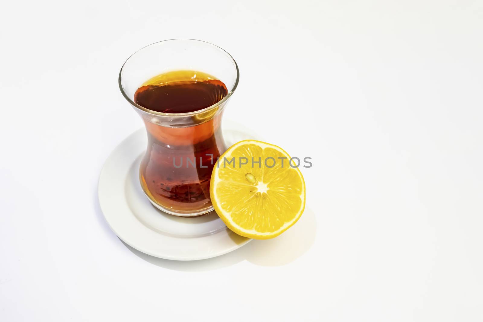 ready to drink traditional turkish tea in glass cup