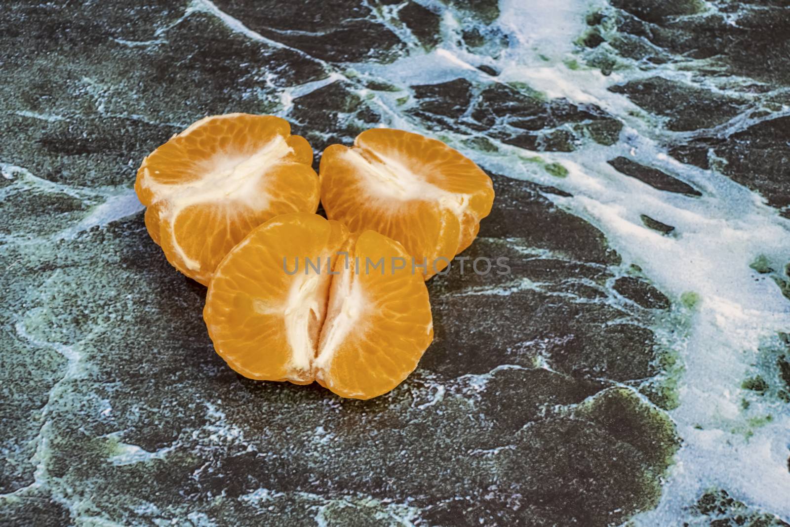 mandarin fruits with vitamin c in winter season