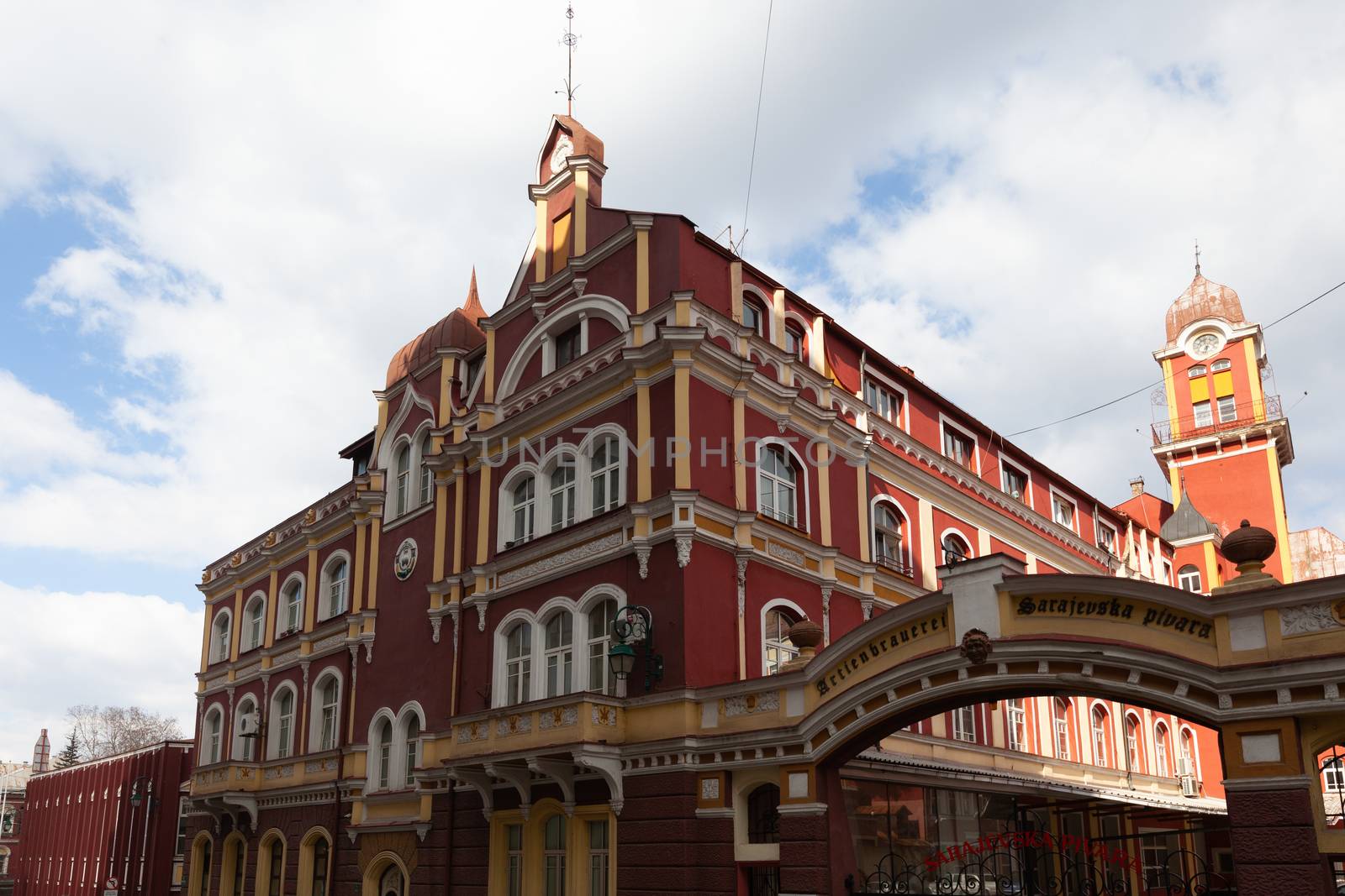 Sarajevo, Bosnia and Herzegovina - 27 February 2019: Sarajevo brewery (Sarajevska pivara)