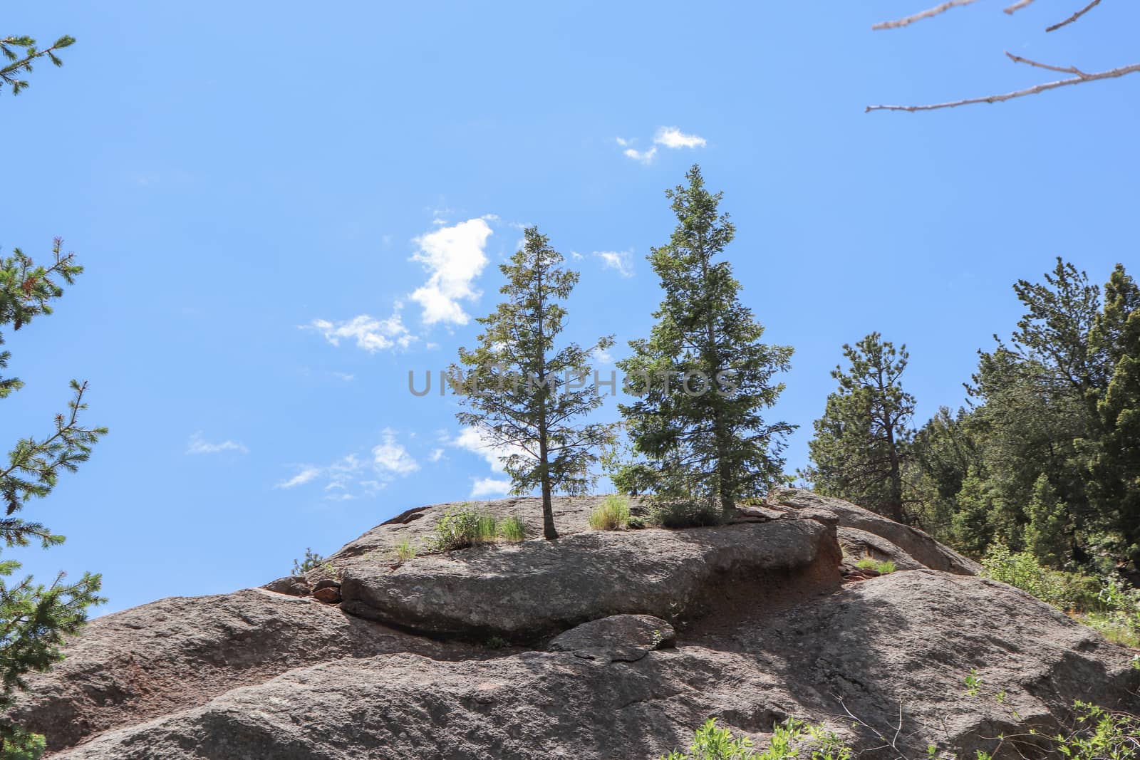 Helen hunt's falls Colorado hiking trail mountain views by gena_wells