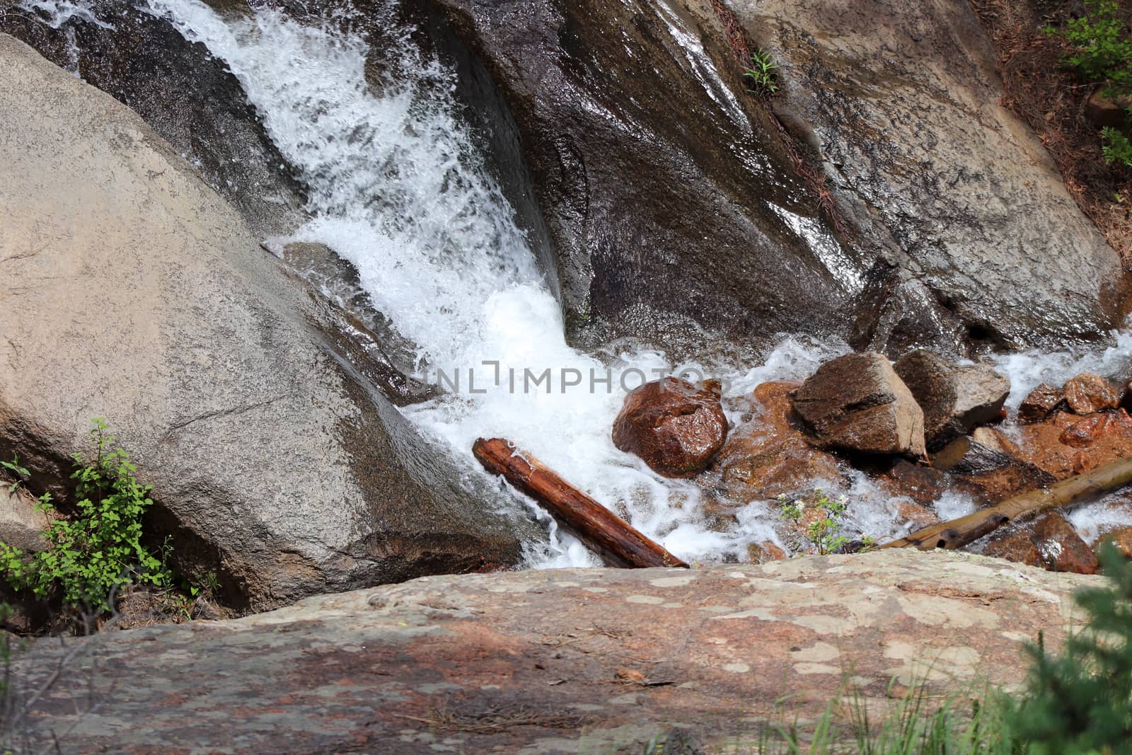 Helen hunt's falls Colorado waterfalls flowing stream summer 2019