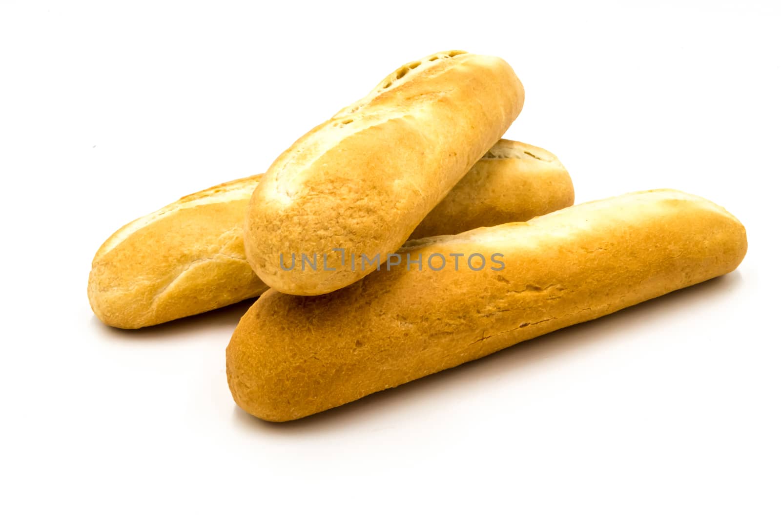 Three half french baguette  by Philou1000