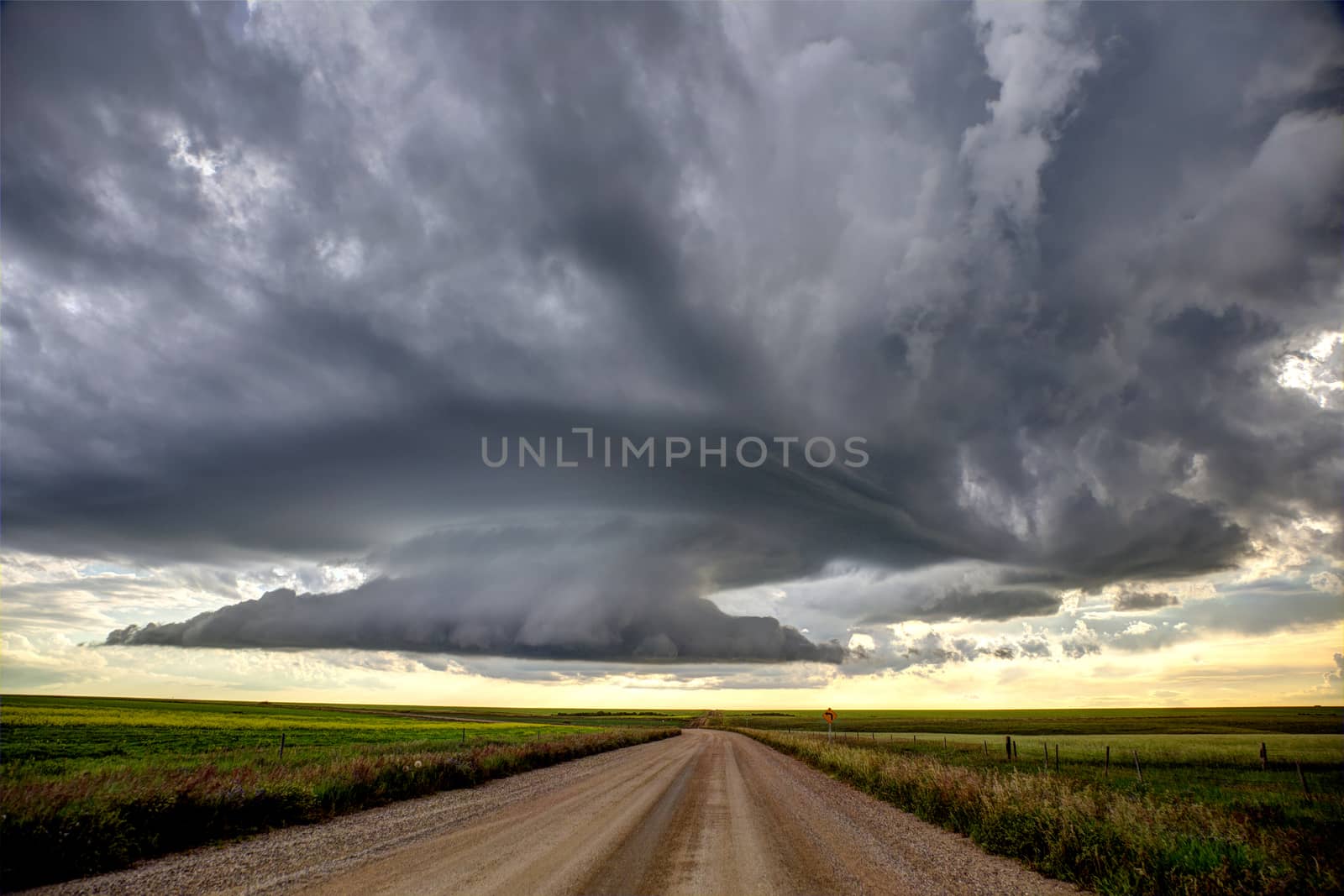 Prairie Storm Canada summer rural major structure Saskatchewan
