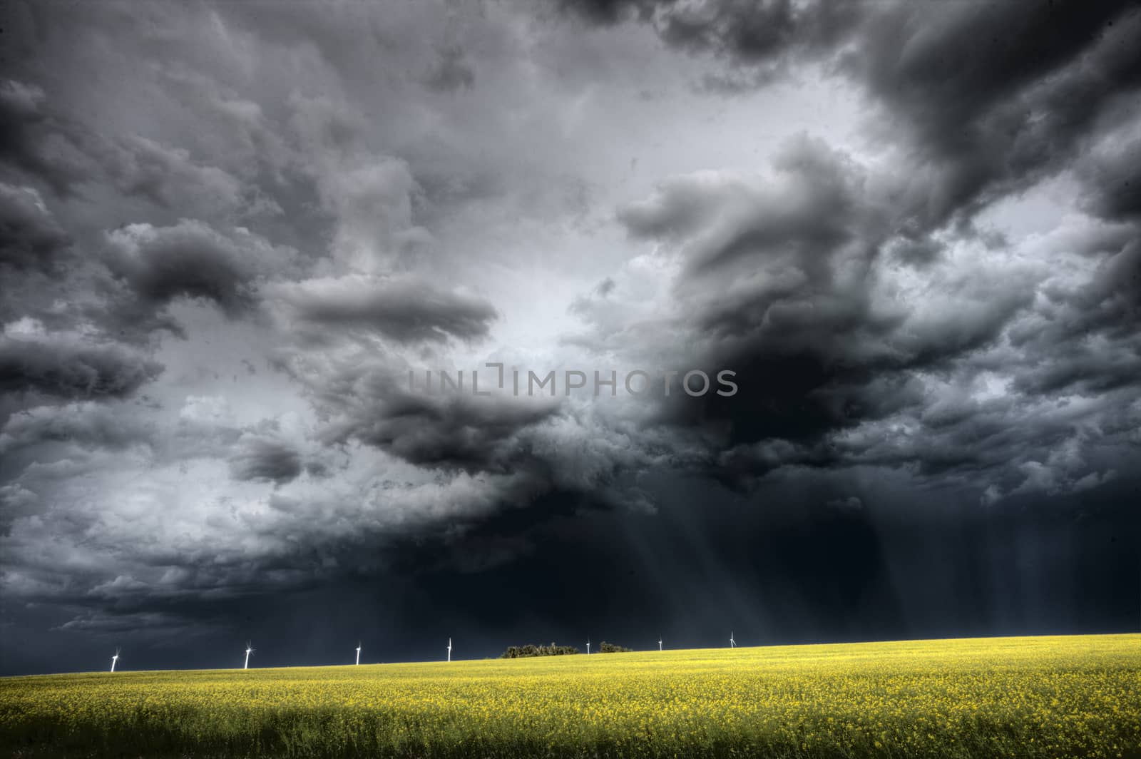 Prairie Storm Canada summer rural major structure Saskatchewan