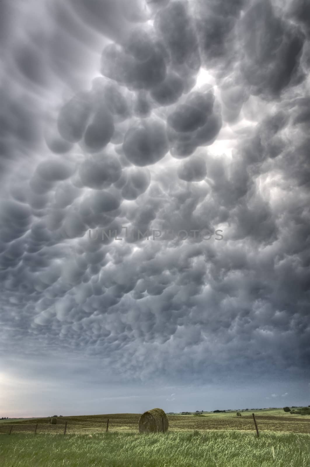 Prairie Storm Clouds Mammatus by pictureguy