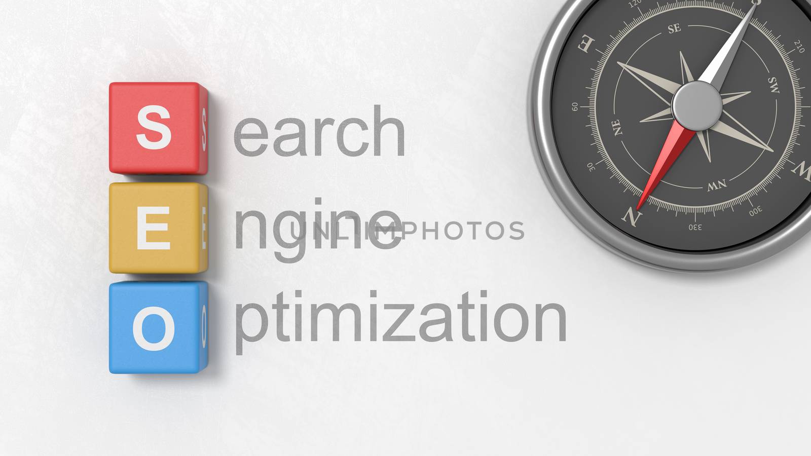 Search Engine Optimization, SEO Concept Illustration by make