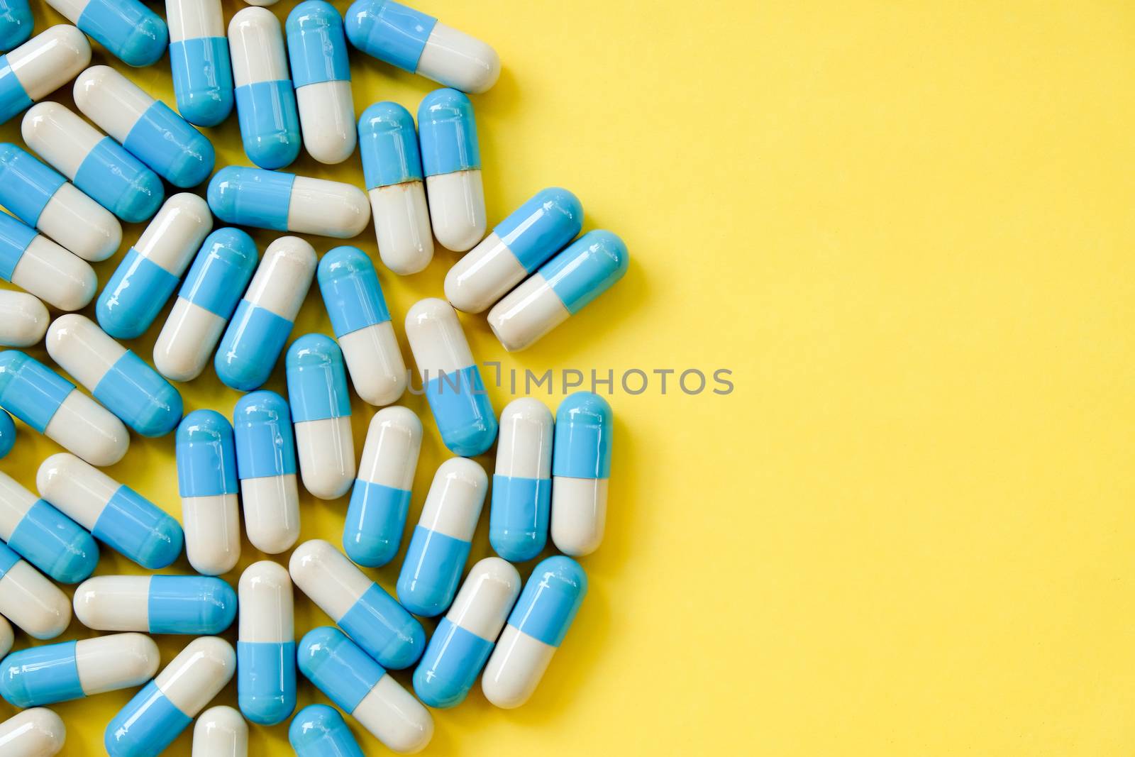 image of capsule pills background