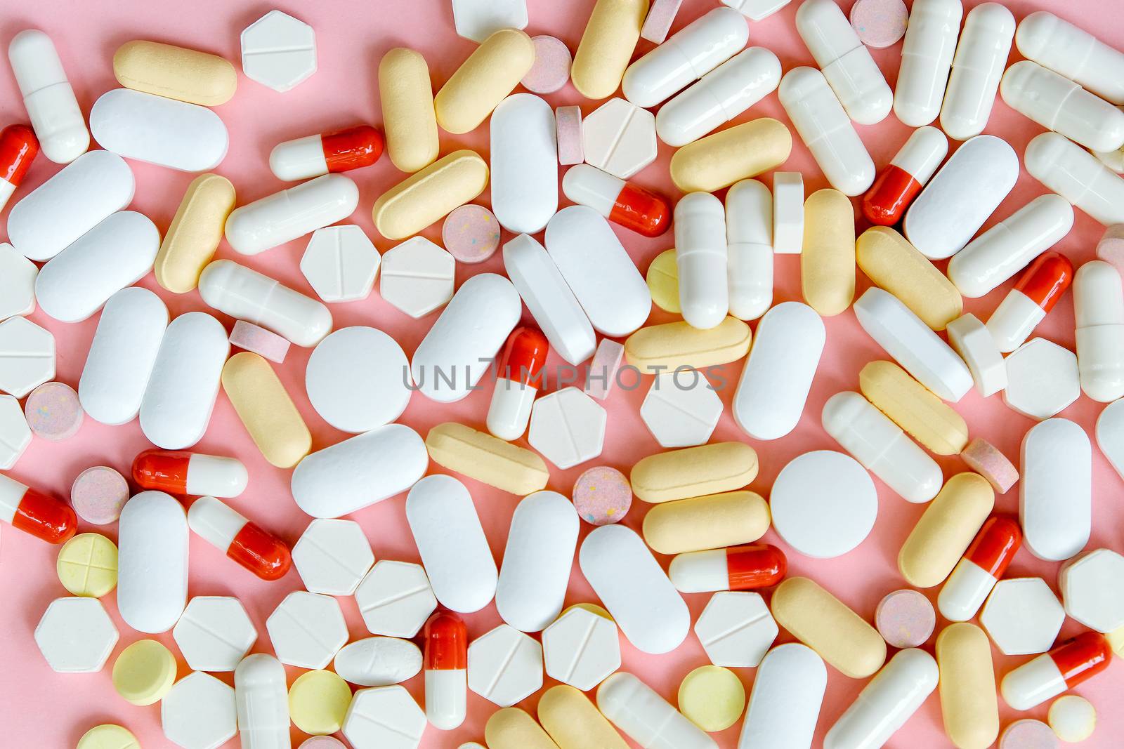 Colorful Assortment Of Medicine background