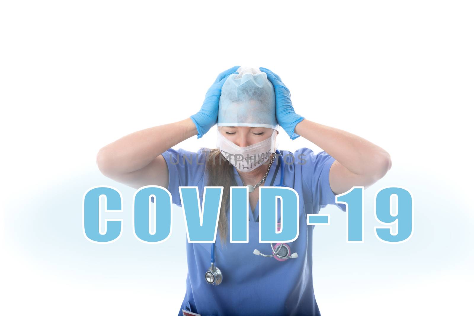 Hospital nurse overwhelmed and stressed during COVID-19 pandemic by lovleah