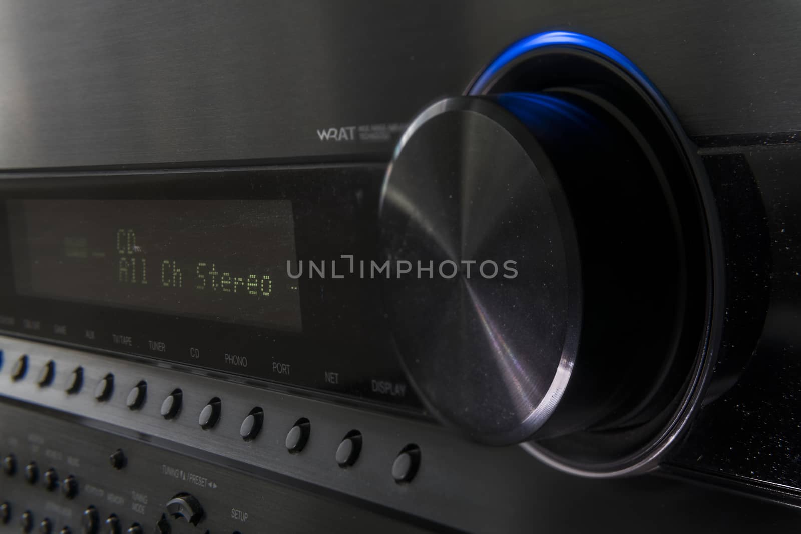 Close up of Hifi Amplifier by hongee