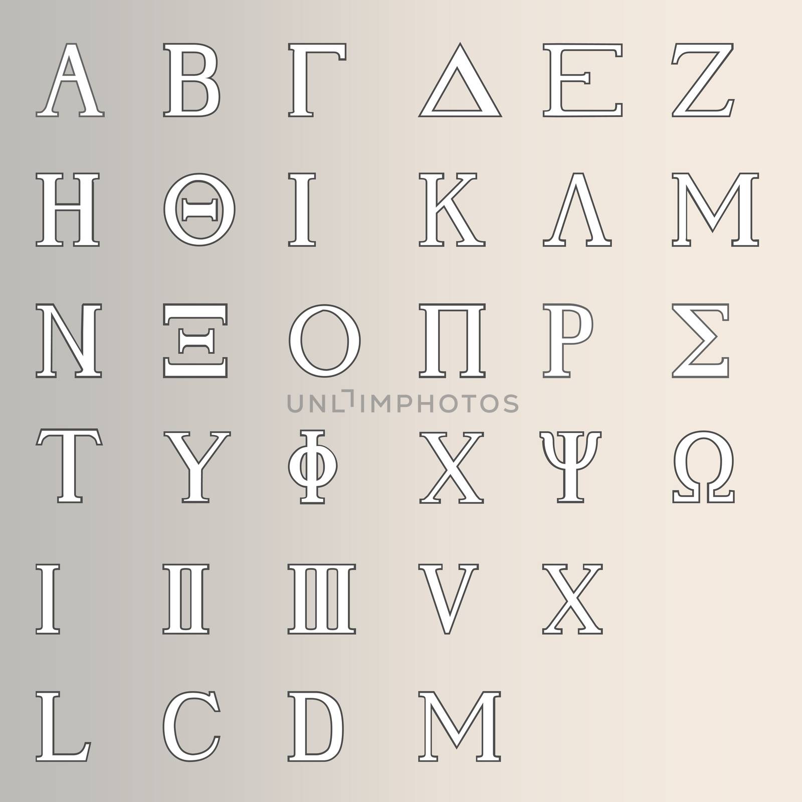 Greek Alphabet by Bigalbaloo