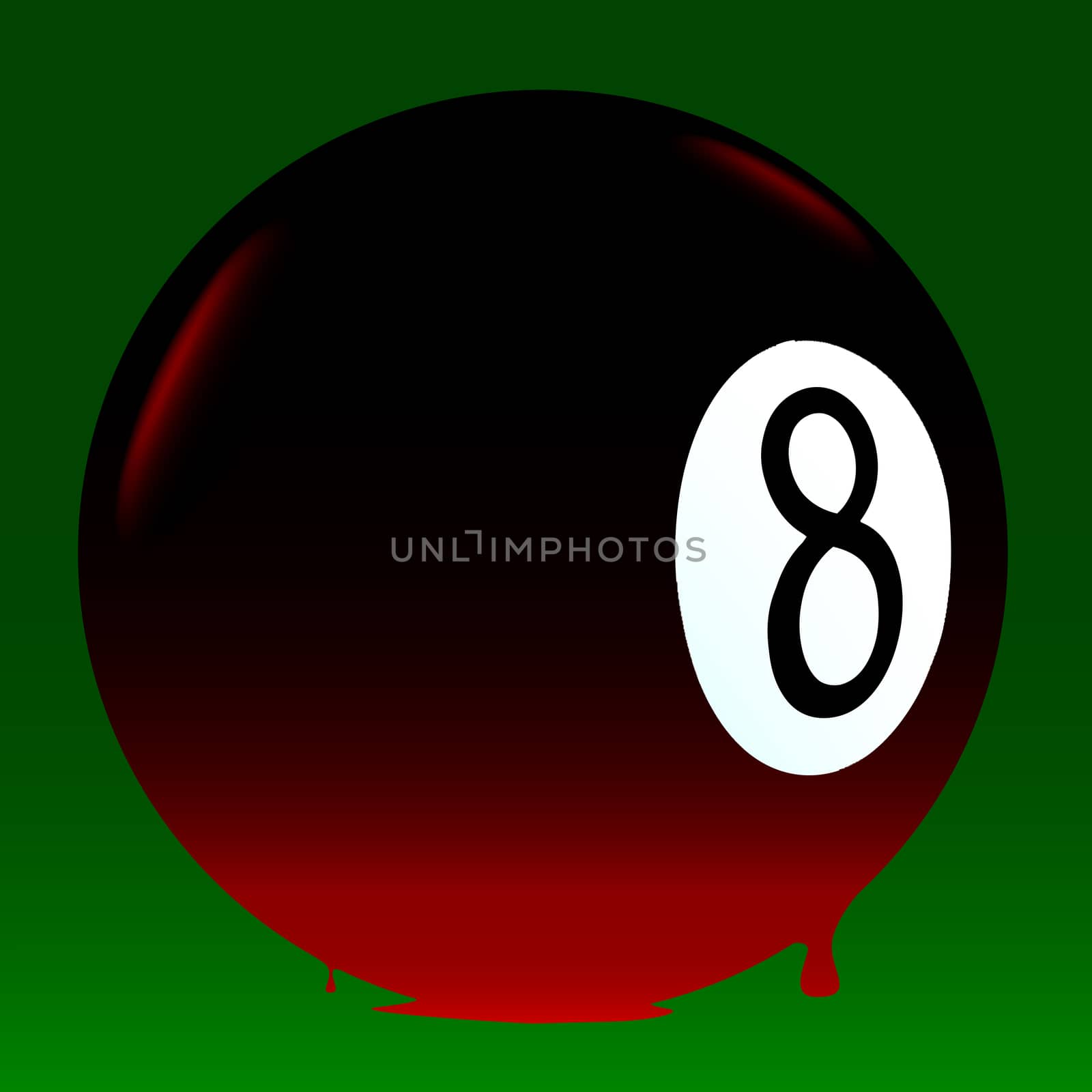 Bleeding 8 Ball by Bigalbaloo