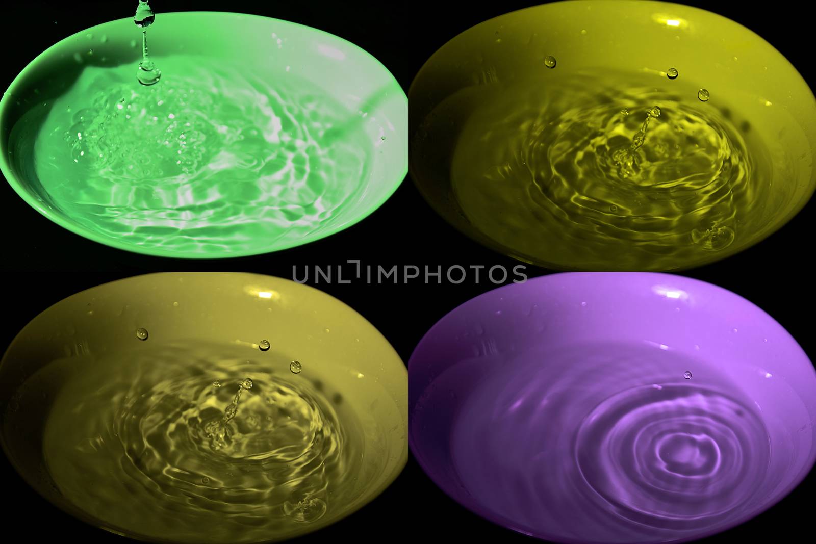 Sequence of water drop in water bowl by raul_ruiz