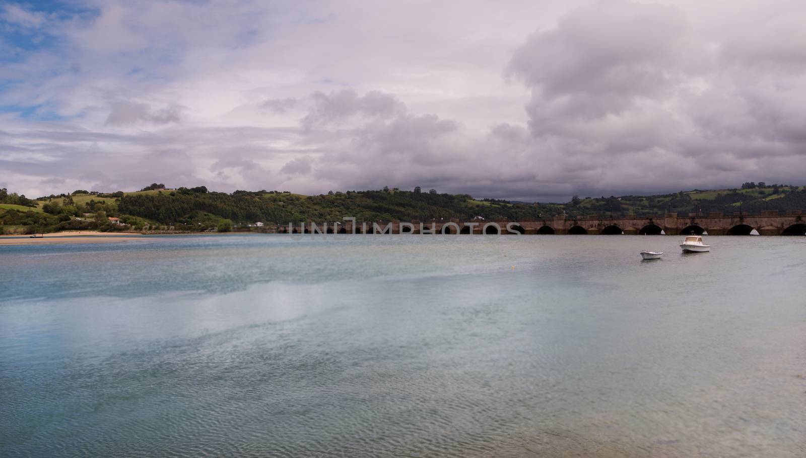 The bridge that separates the port from the ocean by raul_ruiz