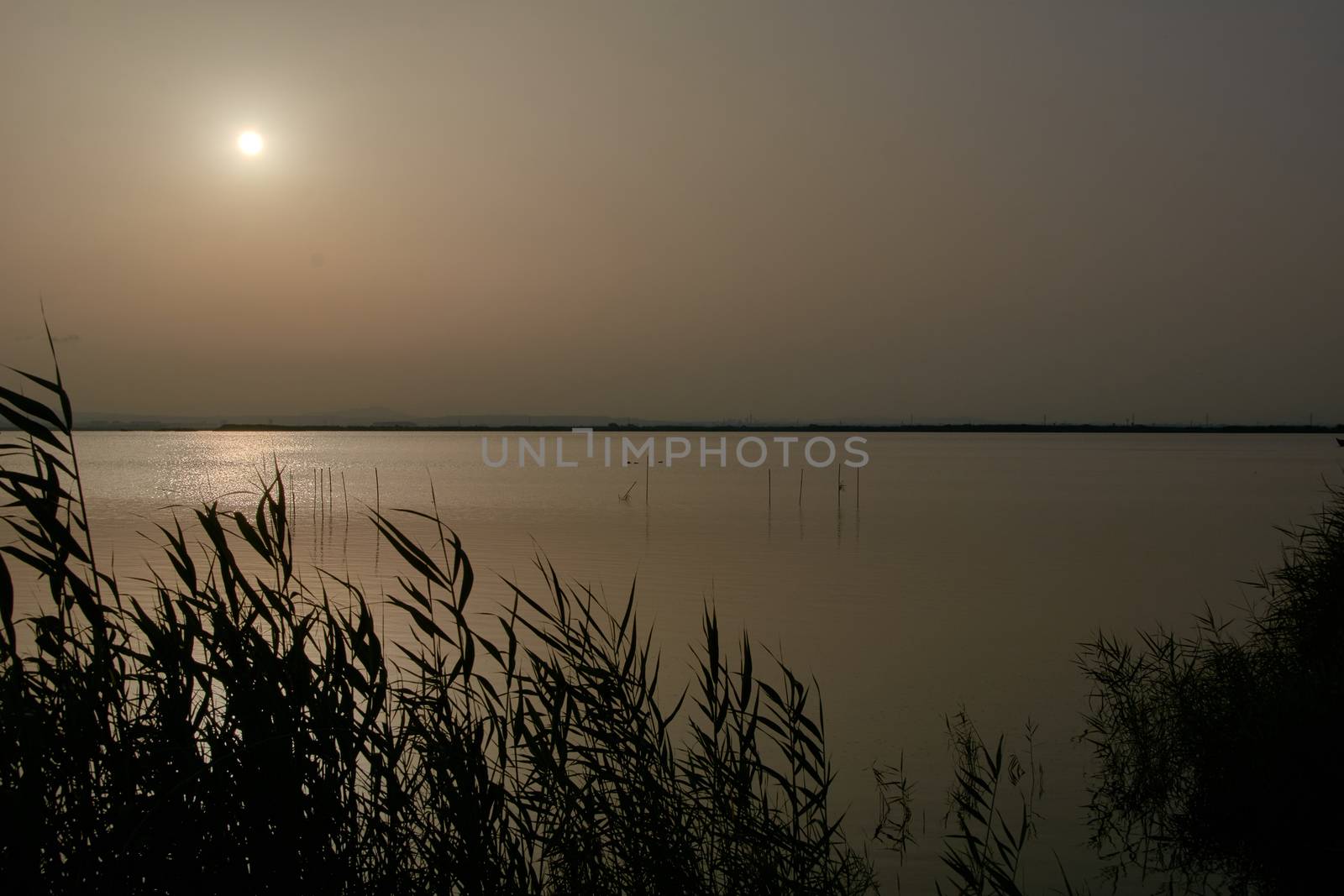 Reflections of the sunset in the lagoon by raul_ruiz